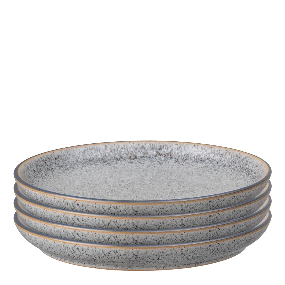 Studio Lautanen 21 cm 4 kpl Harmaa