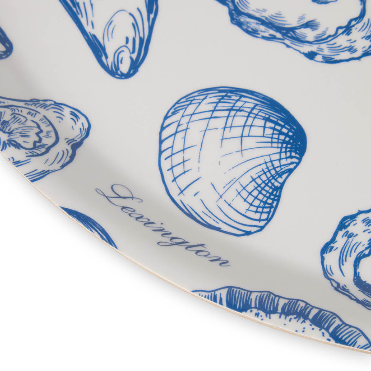 Lexington Kaksipuolinen tarjotin 38 cm Sininen/Valkoinen