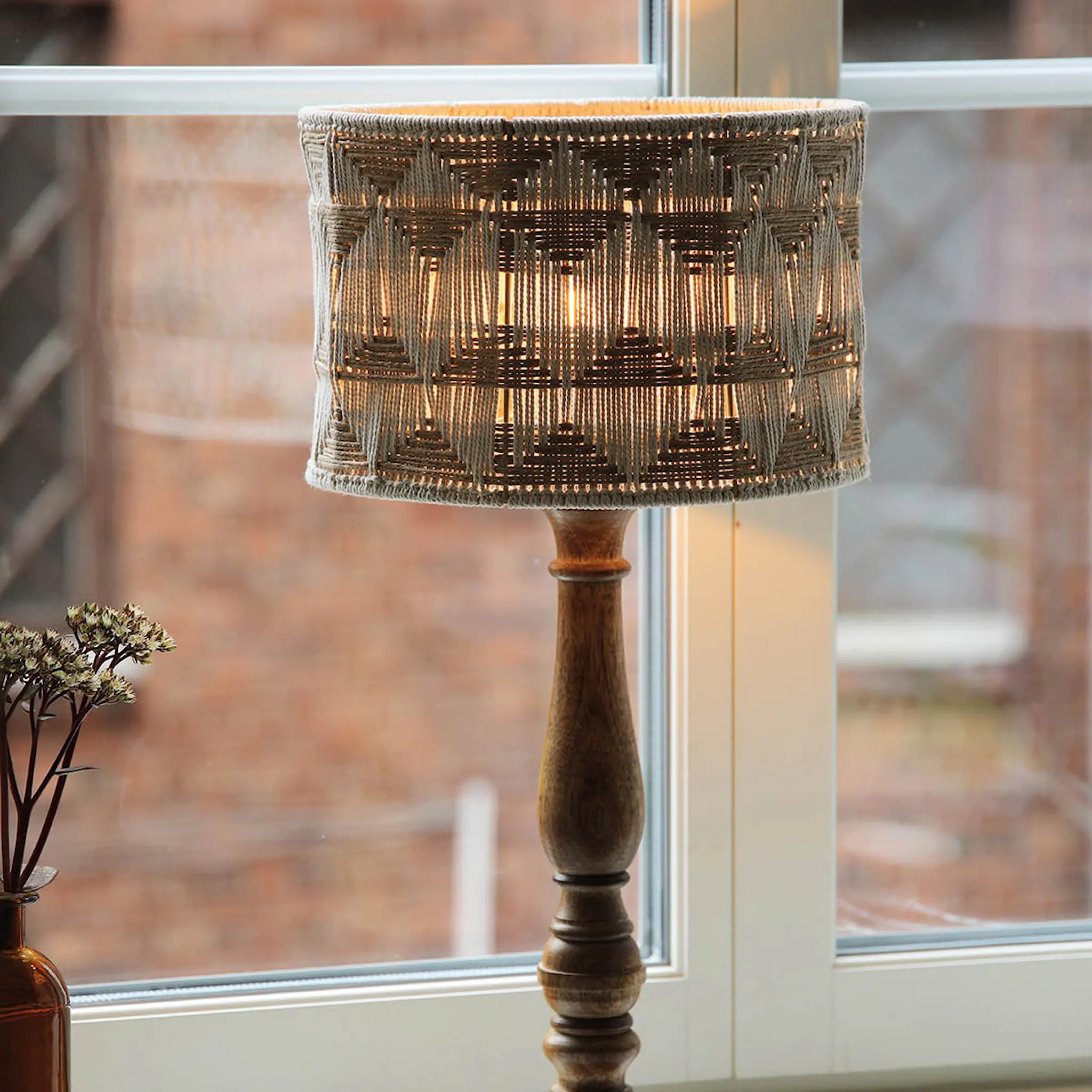 Markslöjd Ano bordslampa 62,5 cm beige/brun