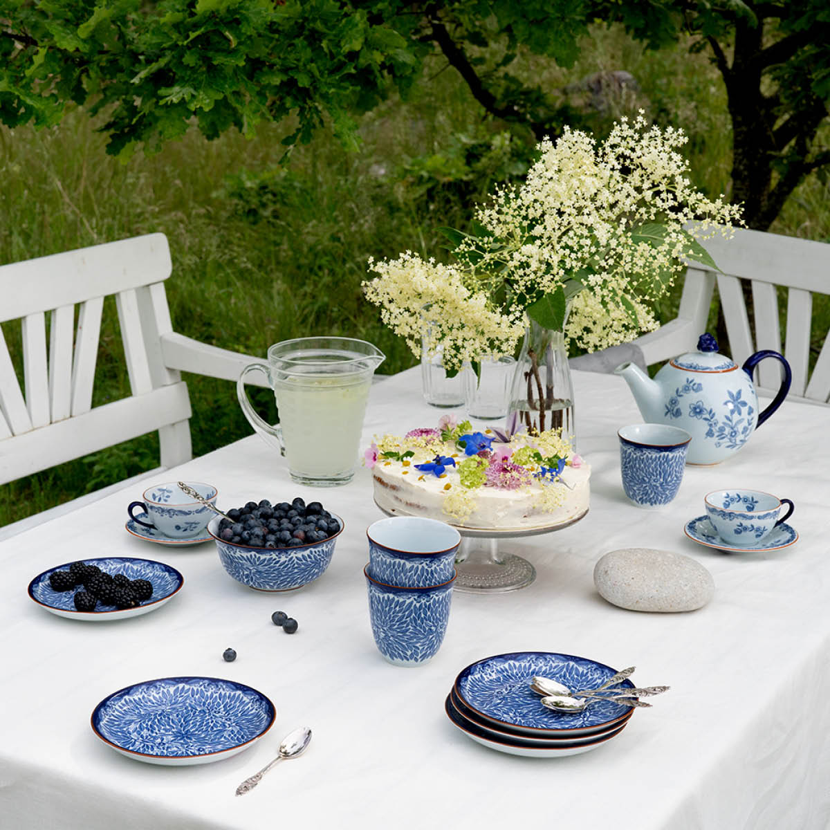 Rörstrand Ostindia Floris krus 30 cl uten hank