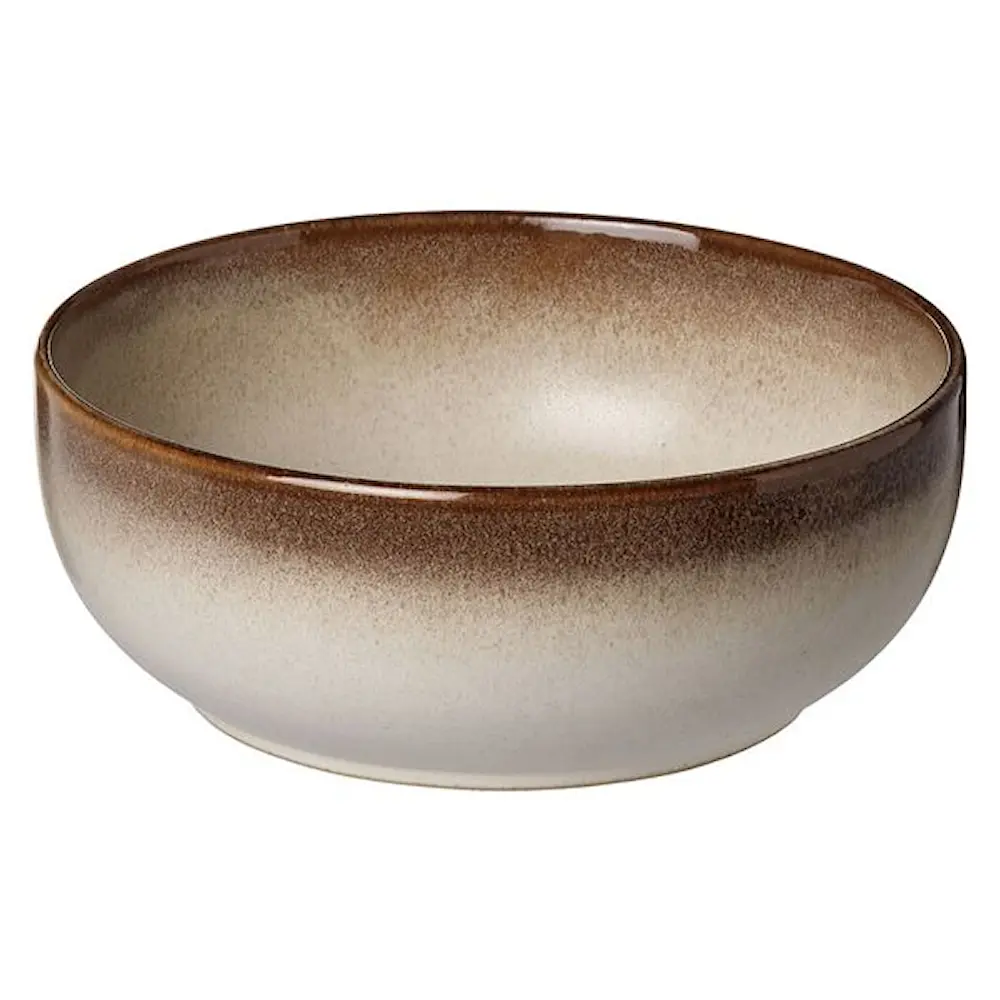 Sonja salatskål 24x9 cm brun