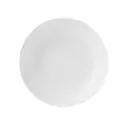 Rhombe coupe Tallrik 20 cm Vit