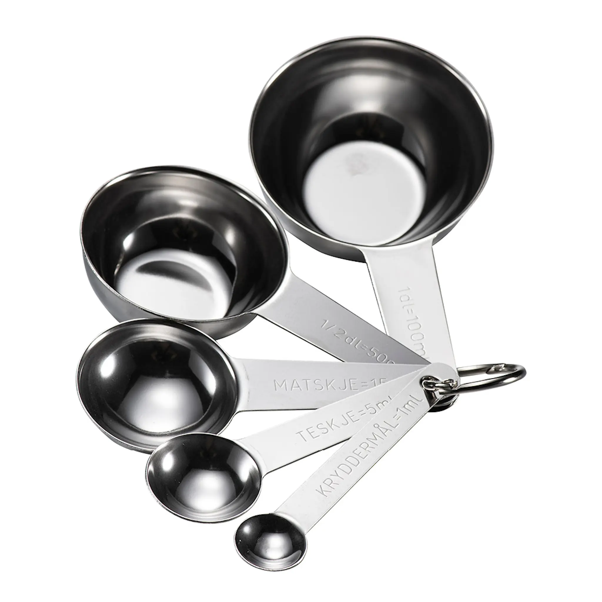 Modern House Basis måttsats 5 delar stål