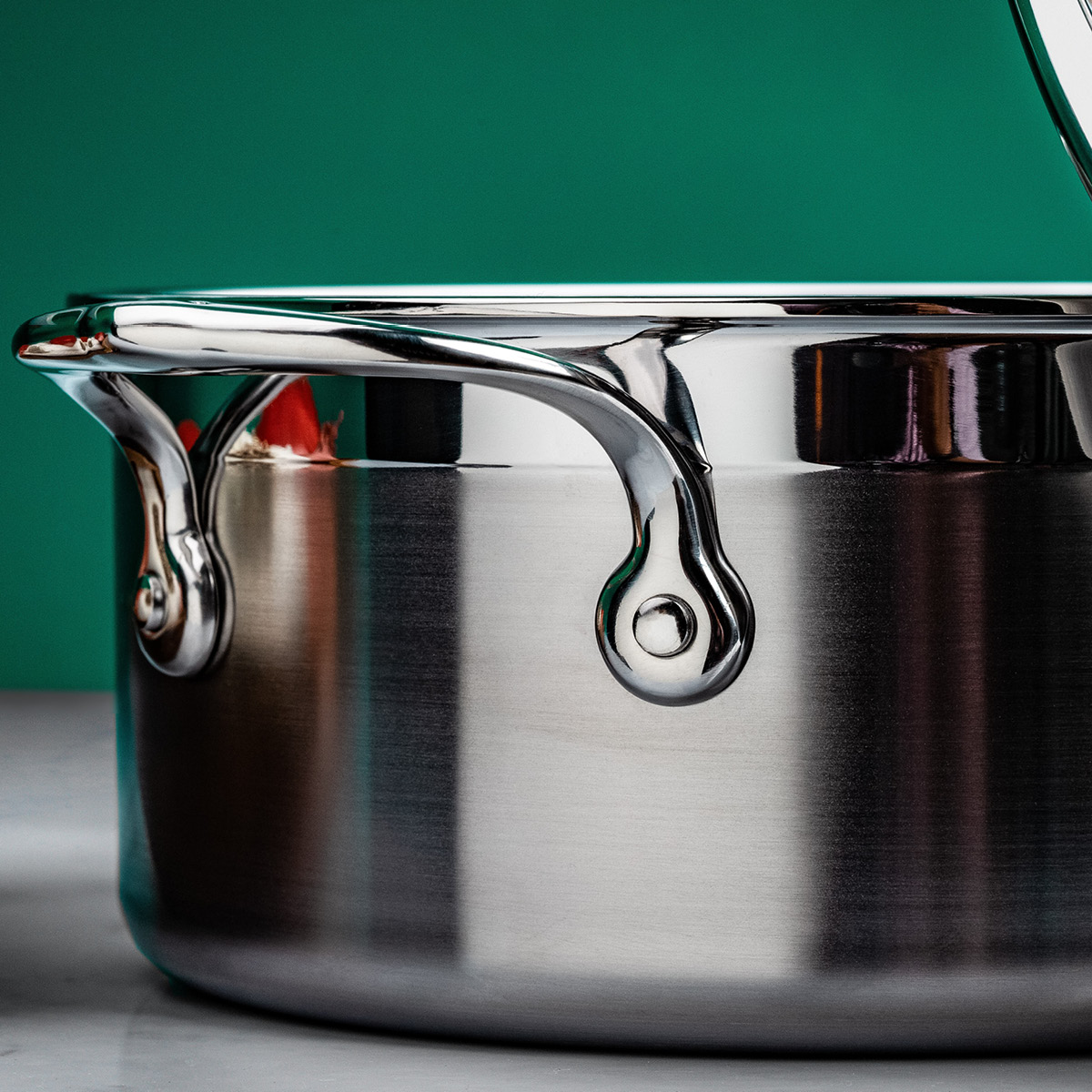 Hestan Probond Gryta med lock 2,8 L Stål