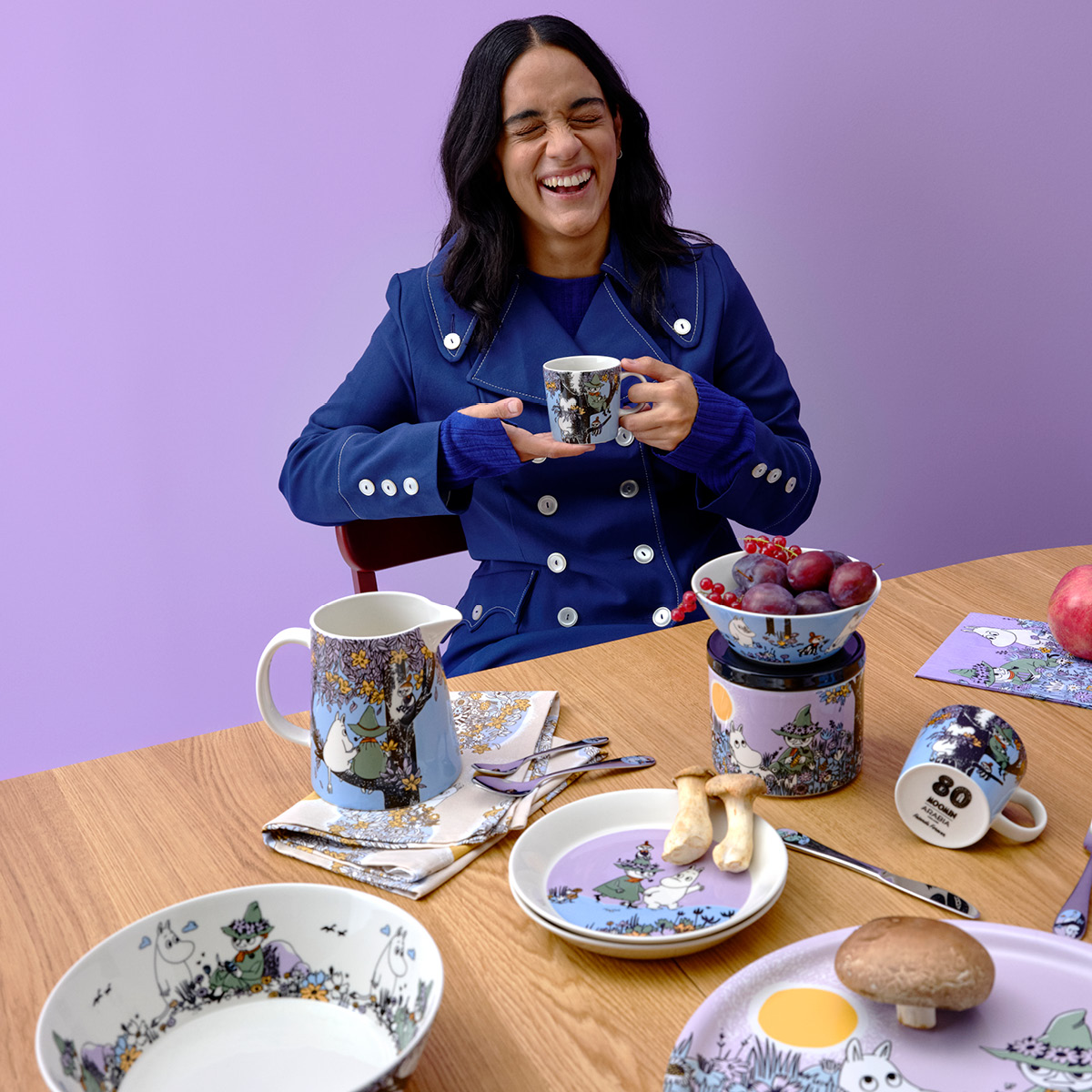 Moomin Arabia Mummikopp 30 cl Venner for alltid 80 år