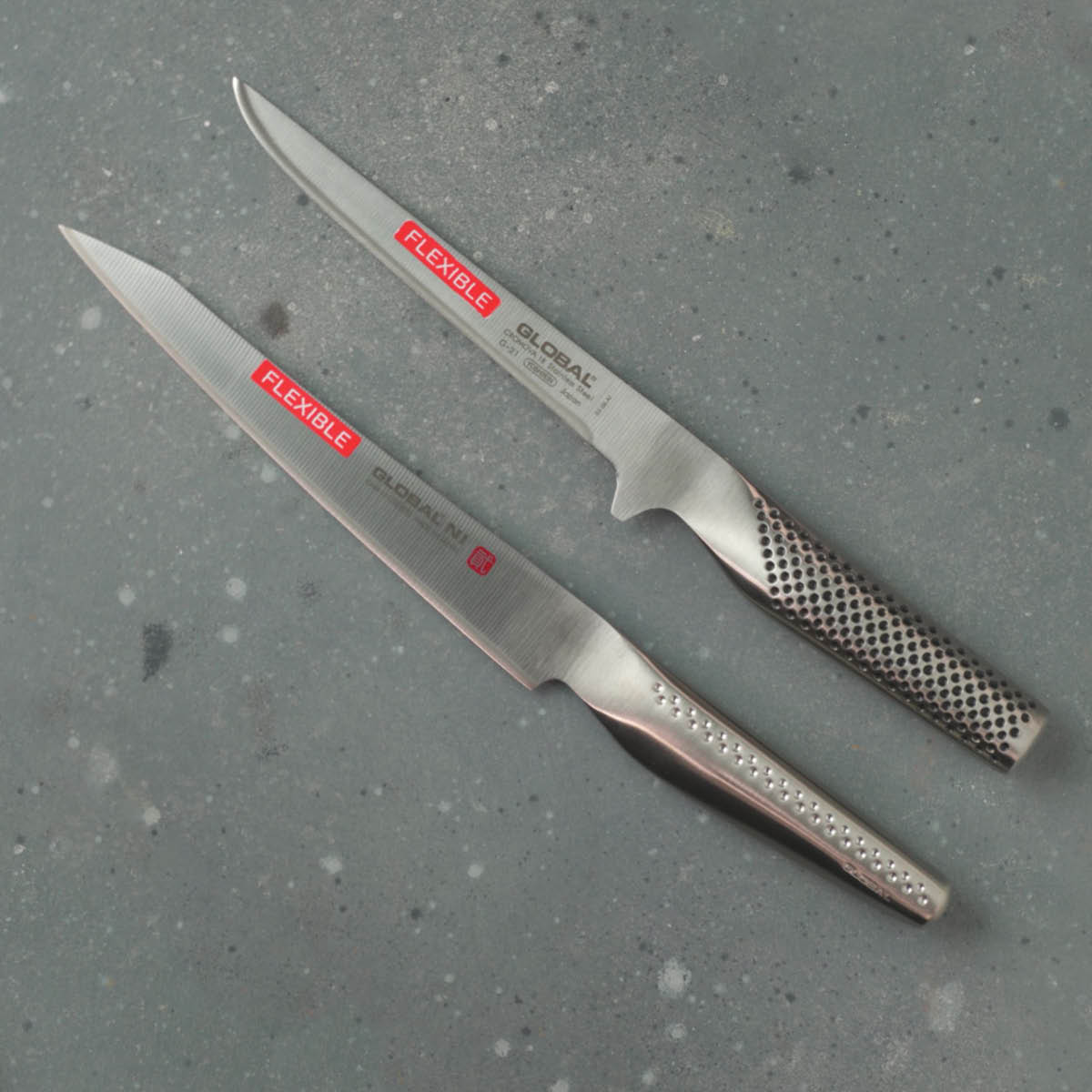 Global Classic bred fileterings kniv G-20 21 cm flexibel