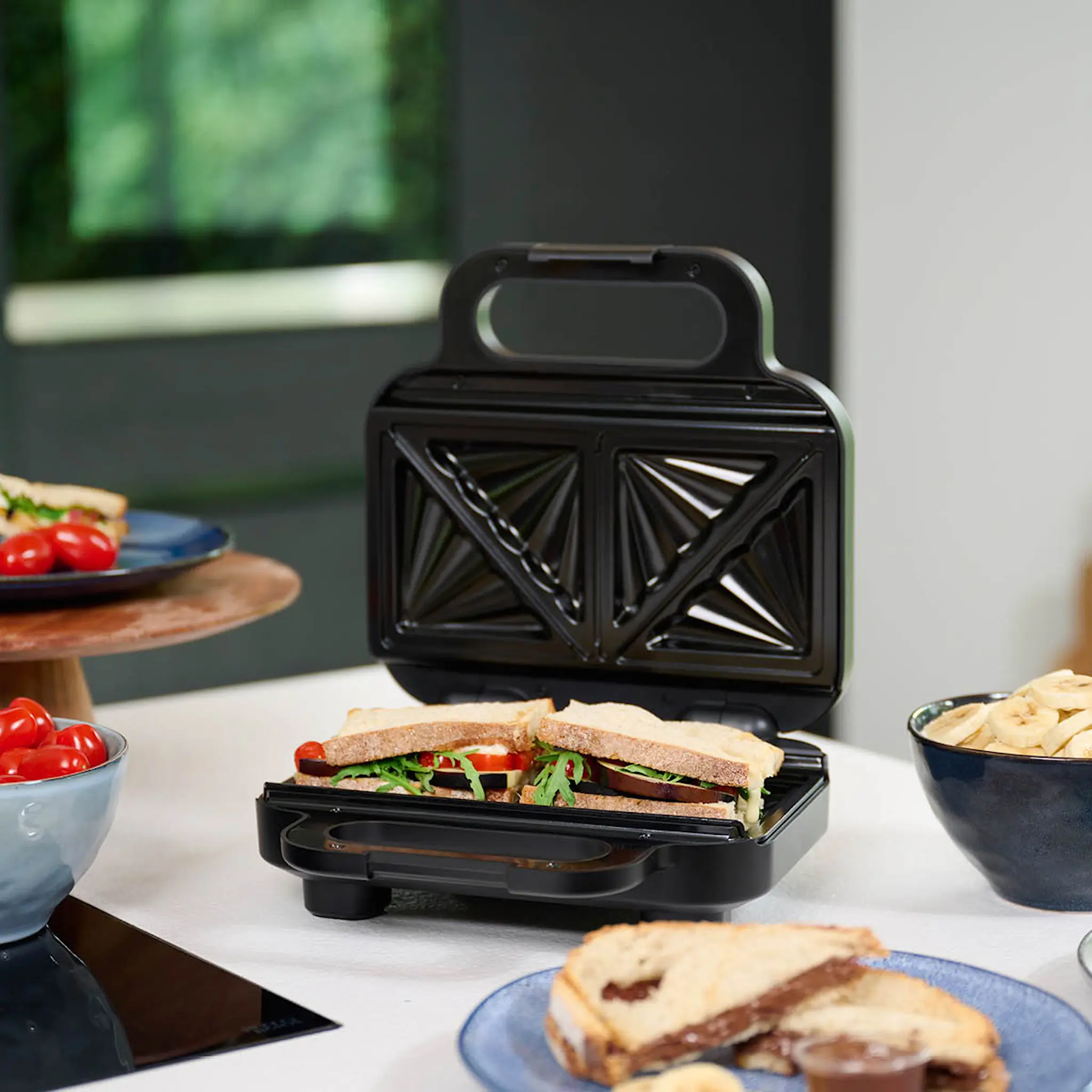 PRINCESS Smörgåsgrill 127007 27x26 cm svart