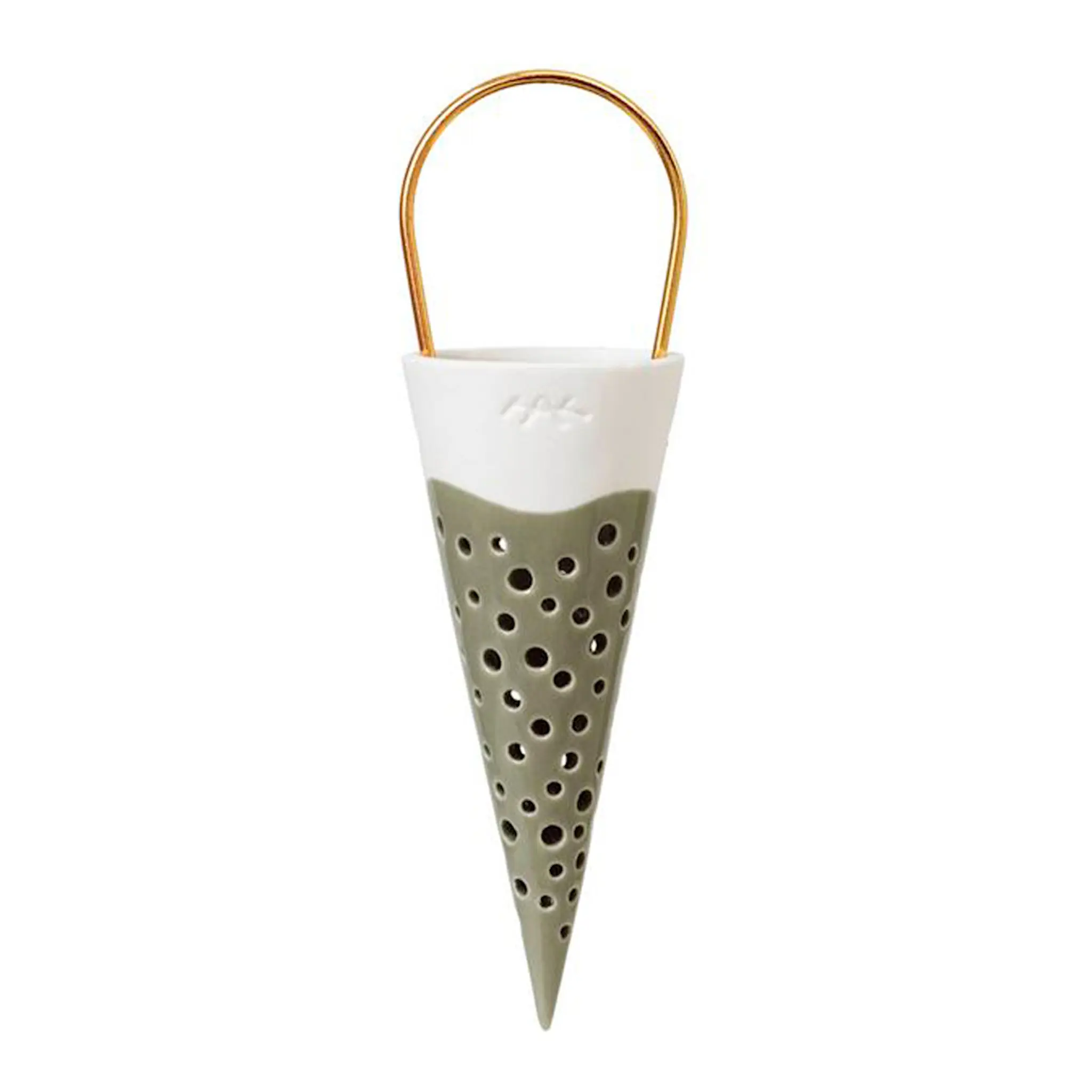 Kähler Nobili Julstrut 15,5 cm Olivgrön