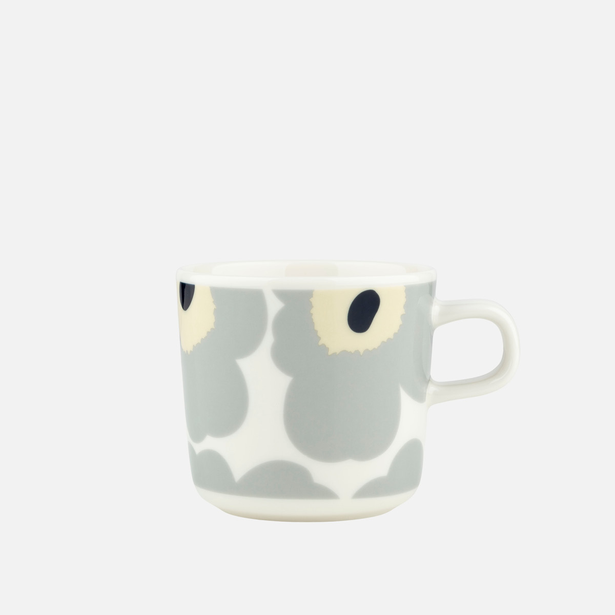Marimekko Unikko Kopp 20 cl Vit/Grå/Sand/Mörkblå