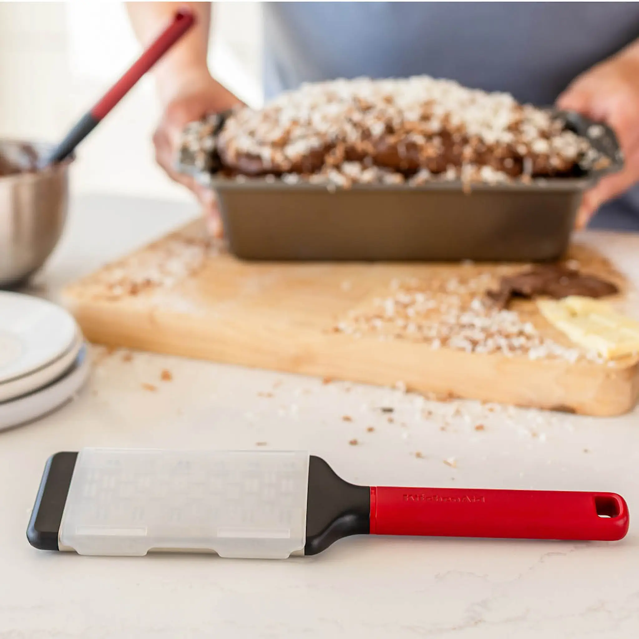 KitchenAid KitchenAid Classic rivjärn medium 30 cm empire red