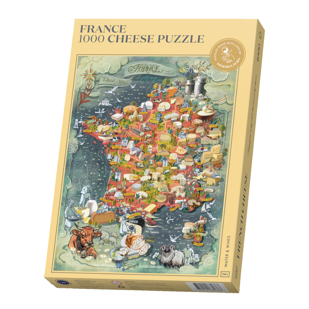Water and Wines Ostpussel Frankrike 1000 bitar gul