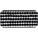 Räsymatto Bricka 15x32 cm Vit/Svart