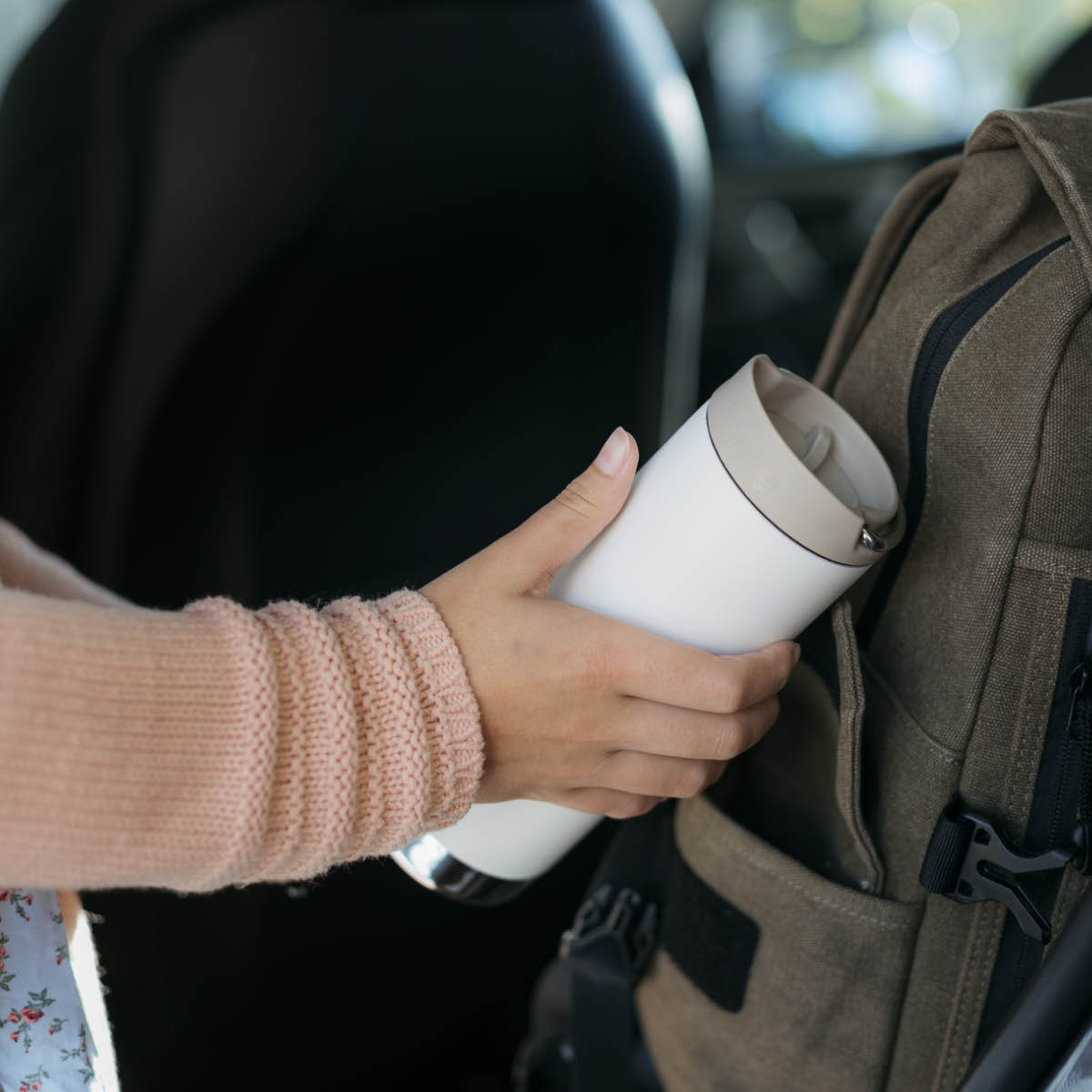 Klean Kanteen TKWide termokopp 47 cl med kafélokk tofu
