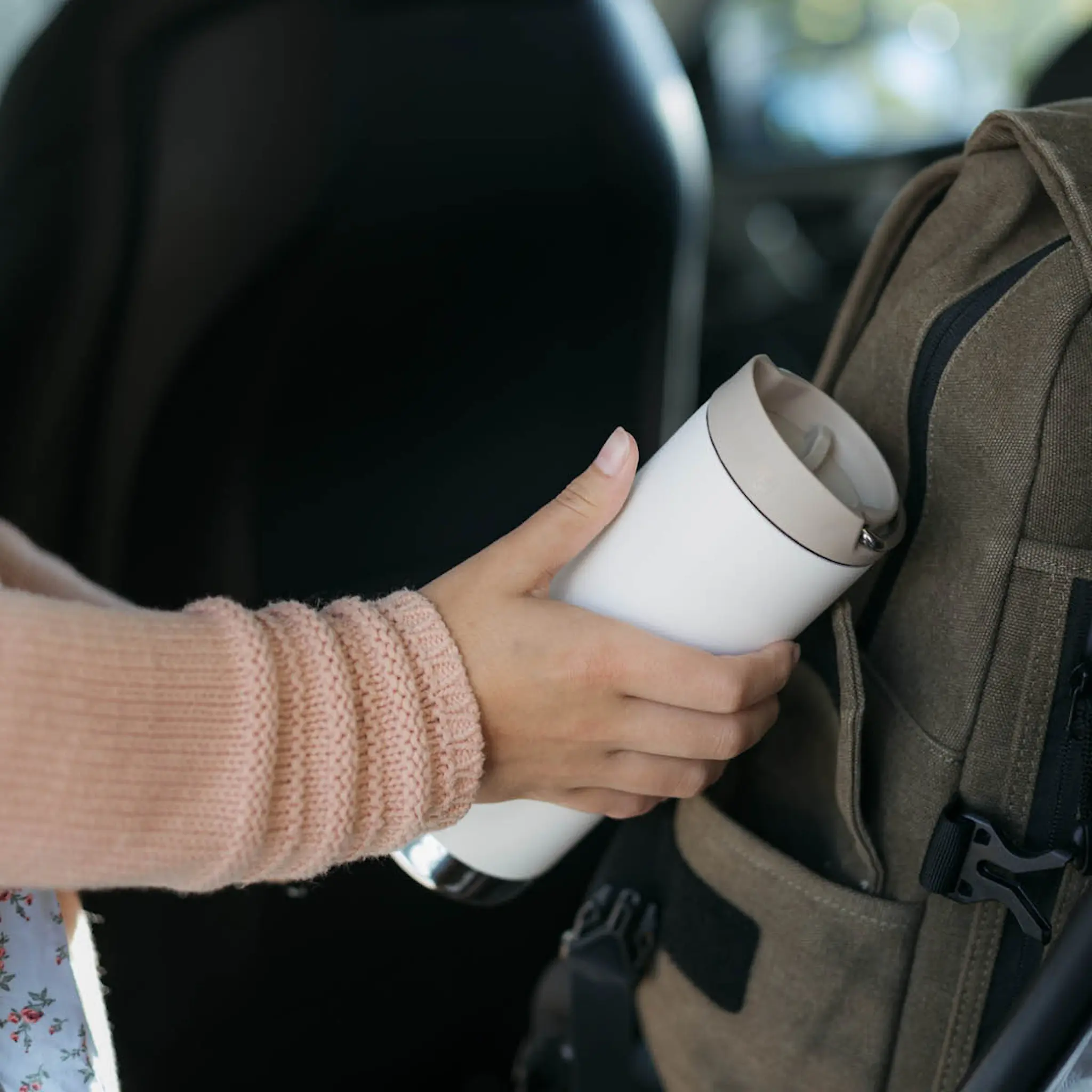 Klean Kanteen TKWide termosmugg 47 cl med cafélock Tofu