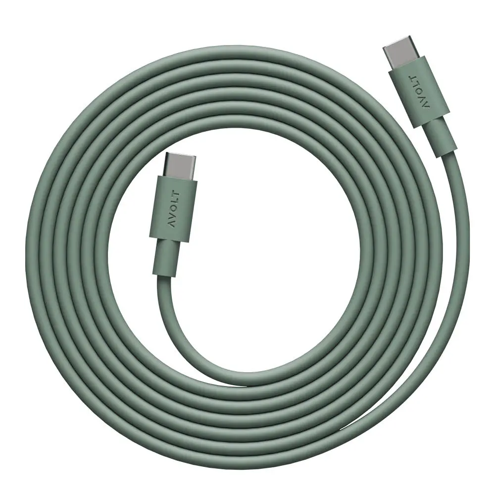 Cable 1 USB-C Kaapeli 2 m Oak Green
