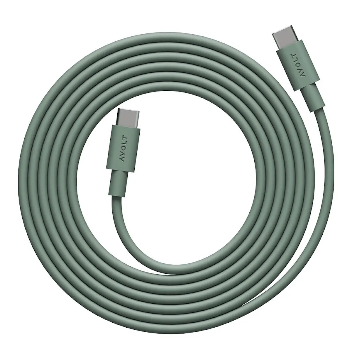 Avolt Cable 1 USB-C till USB-C kabel 2 m Oak