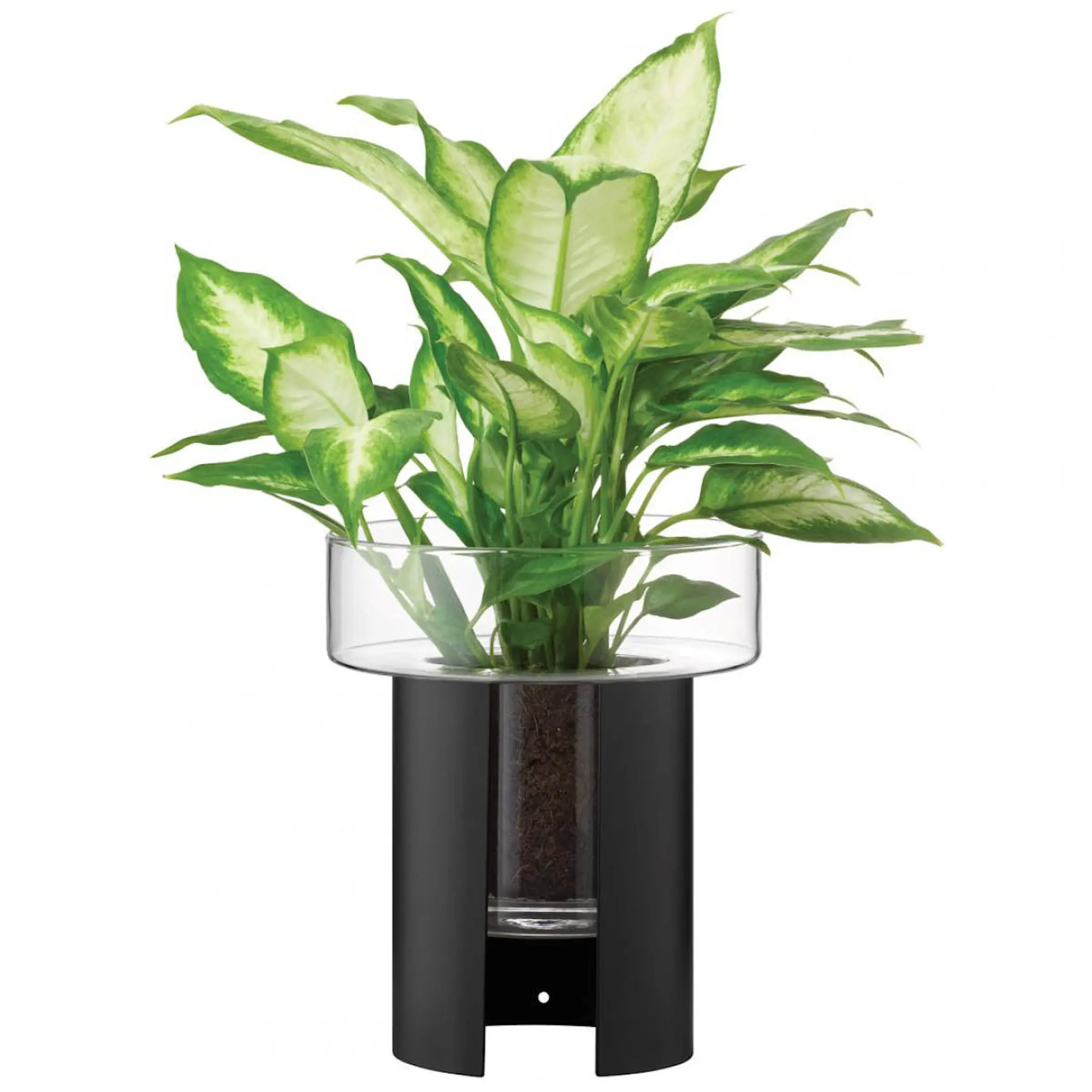 LSA International Terrazza kruka 19,8x24,3 cm jet black