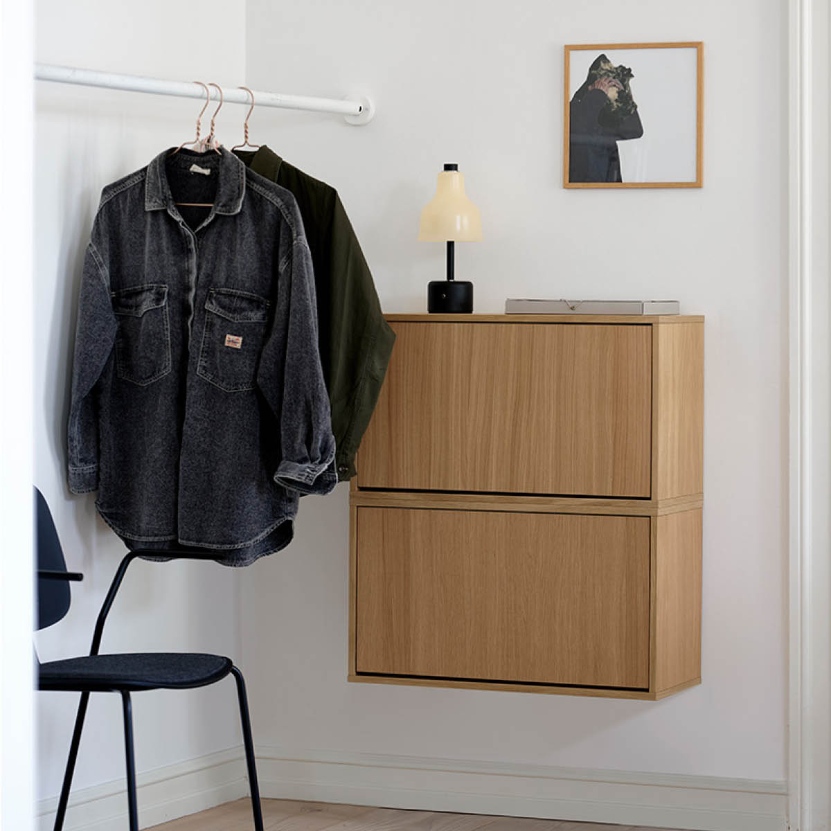 ReCollector Skobox 70x30x40 cm Warm Oak