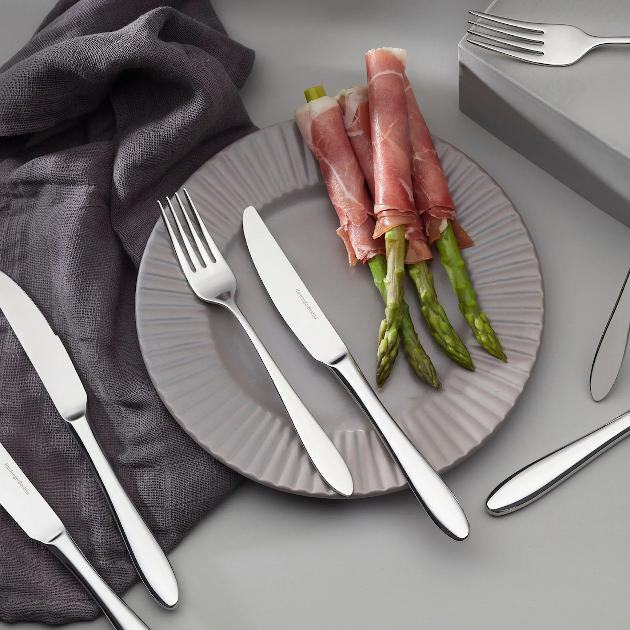 Hardanger bestikk Fjord Förrättskniv 21,1 cm