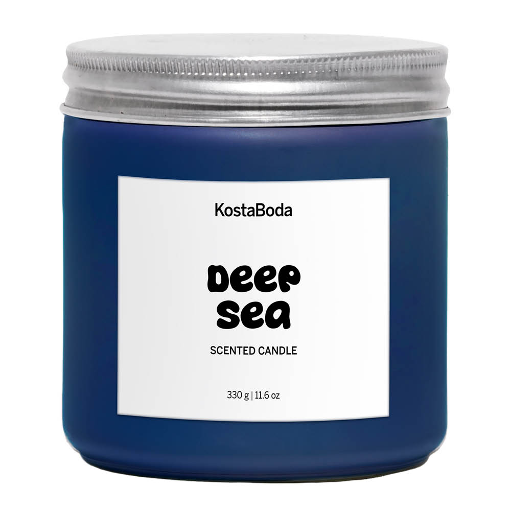 Kosta Boda - Mind Tuoksukynttilä 10 cm Deep Sea