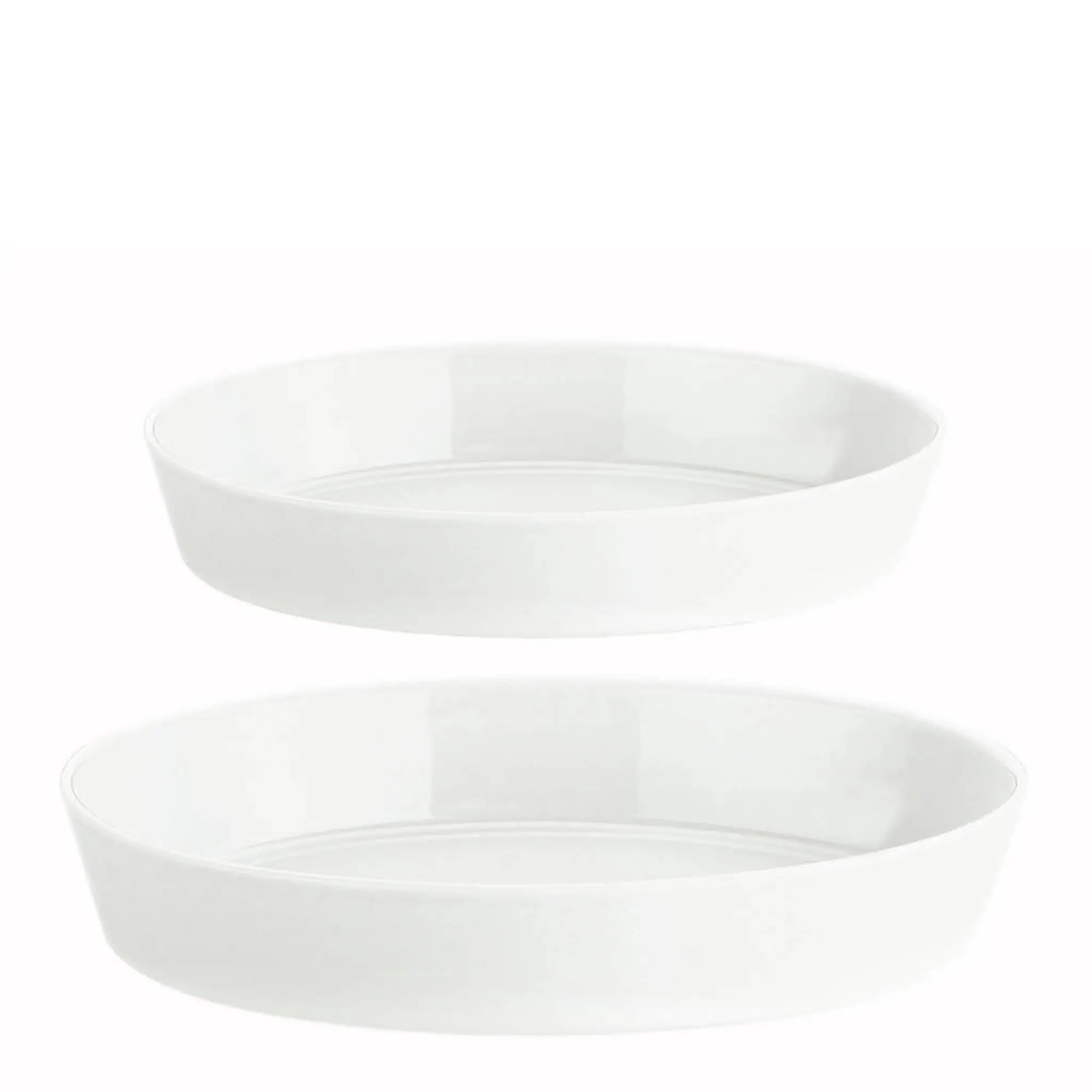 Pillivuyt Originale fat ovalt 2 deler 26+31 cm hvit