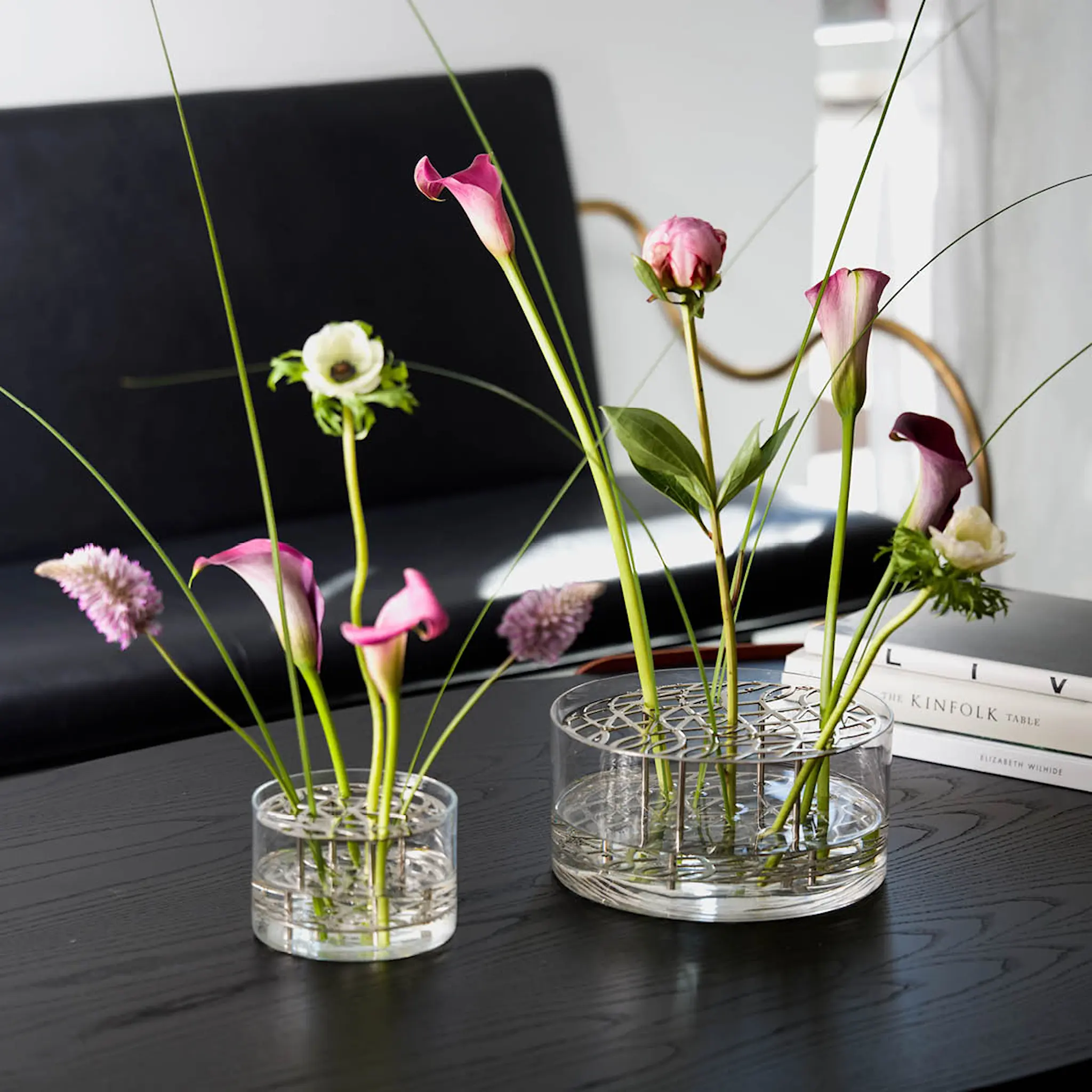 Klong Äng vase liten stål