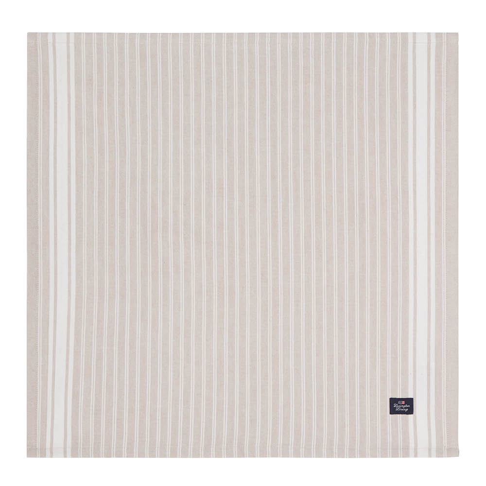 Lexington - Icons Servetti 50x50 cm Beige/Valkoinen