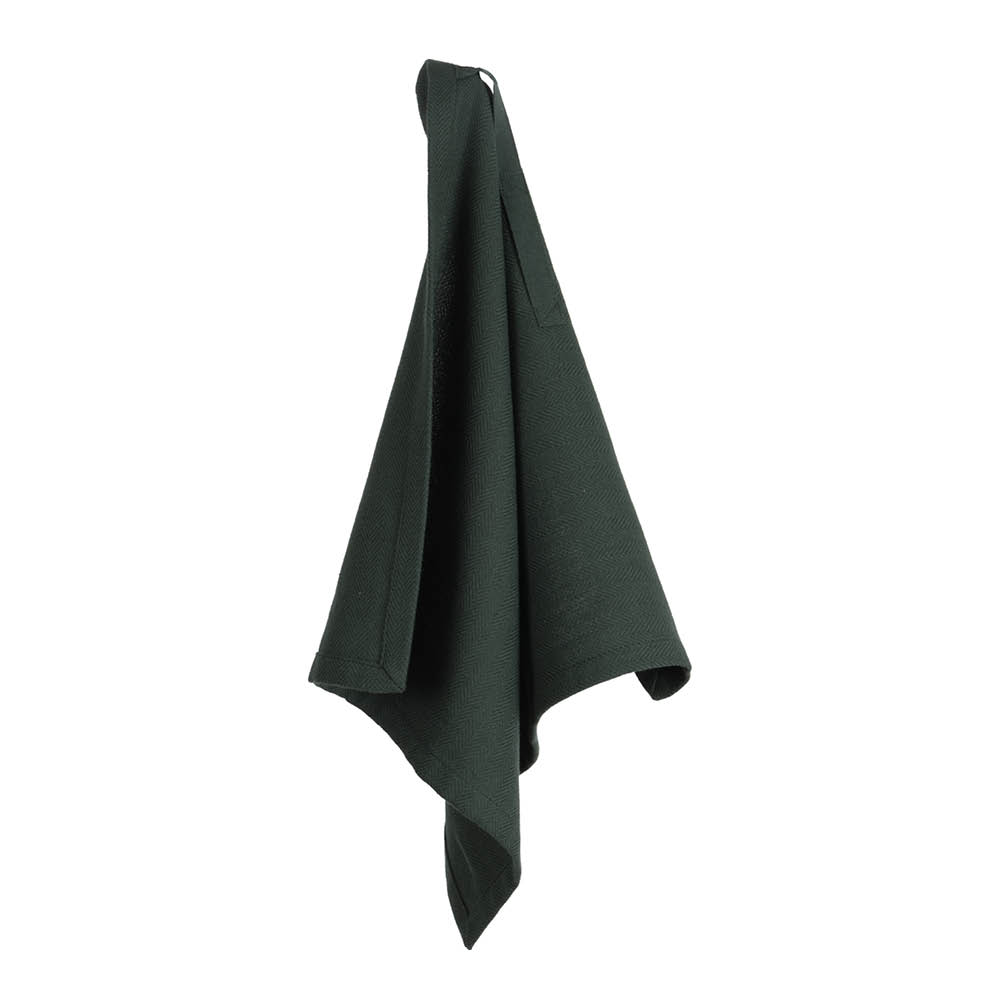 The Organic Company Serviett i bomull 35x40 cm 4 stk mørkegrønn