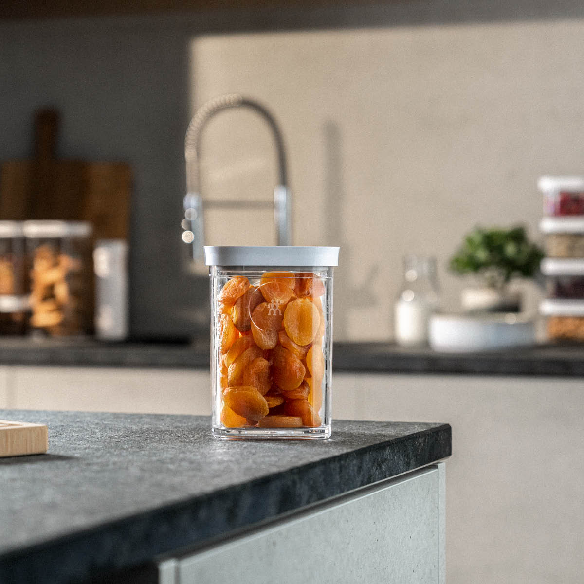 Zwilling Fresh & Save Cube Säilytyspurkki vakuumikannella 0,82 L