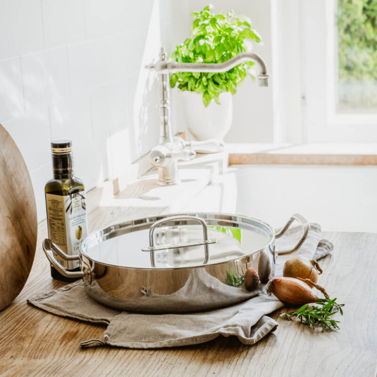 Heirol Cerasafe Triply sautépanna 28 cm 4 L keramisk