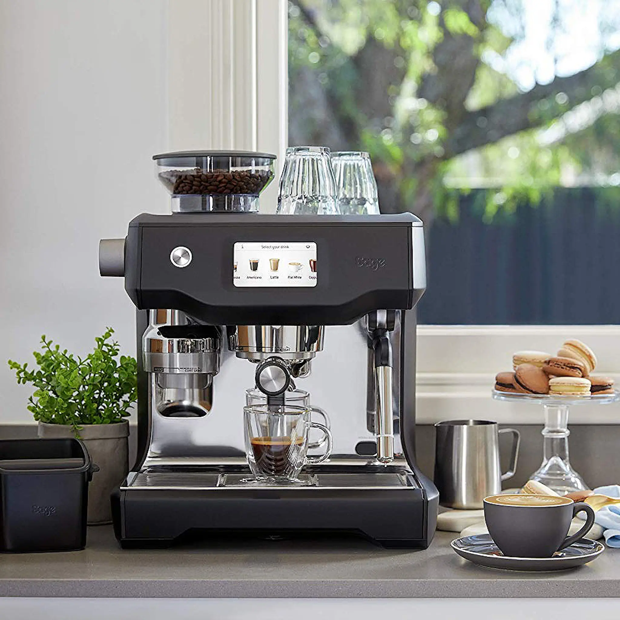 Sage The Oracle Touch Espressokone Black Truffle