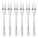 Venezia tårtgaffel 6-pack stål