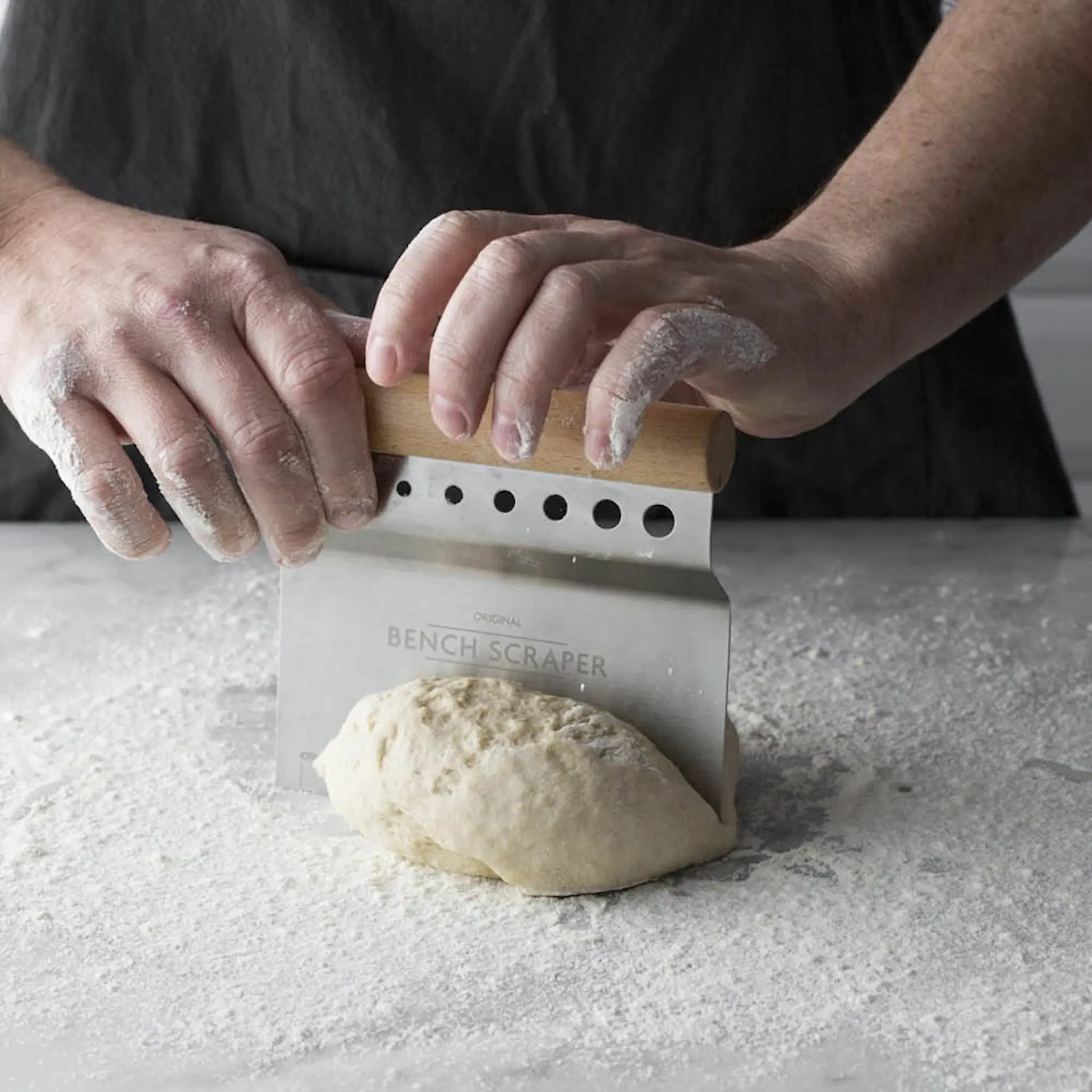 Mason Cash Innovative Kitchen 4-i-1 bänkskrapa 14 cm stål/trä