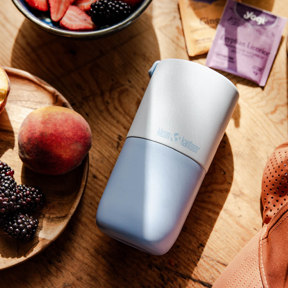 Klean Kanteen Rise Tumbler 47 cl med fliplock Tofu