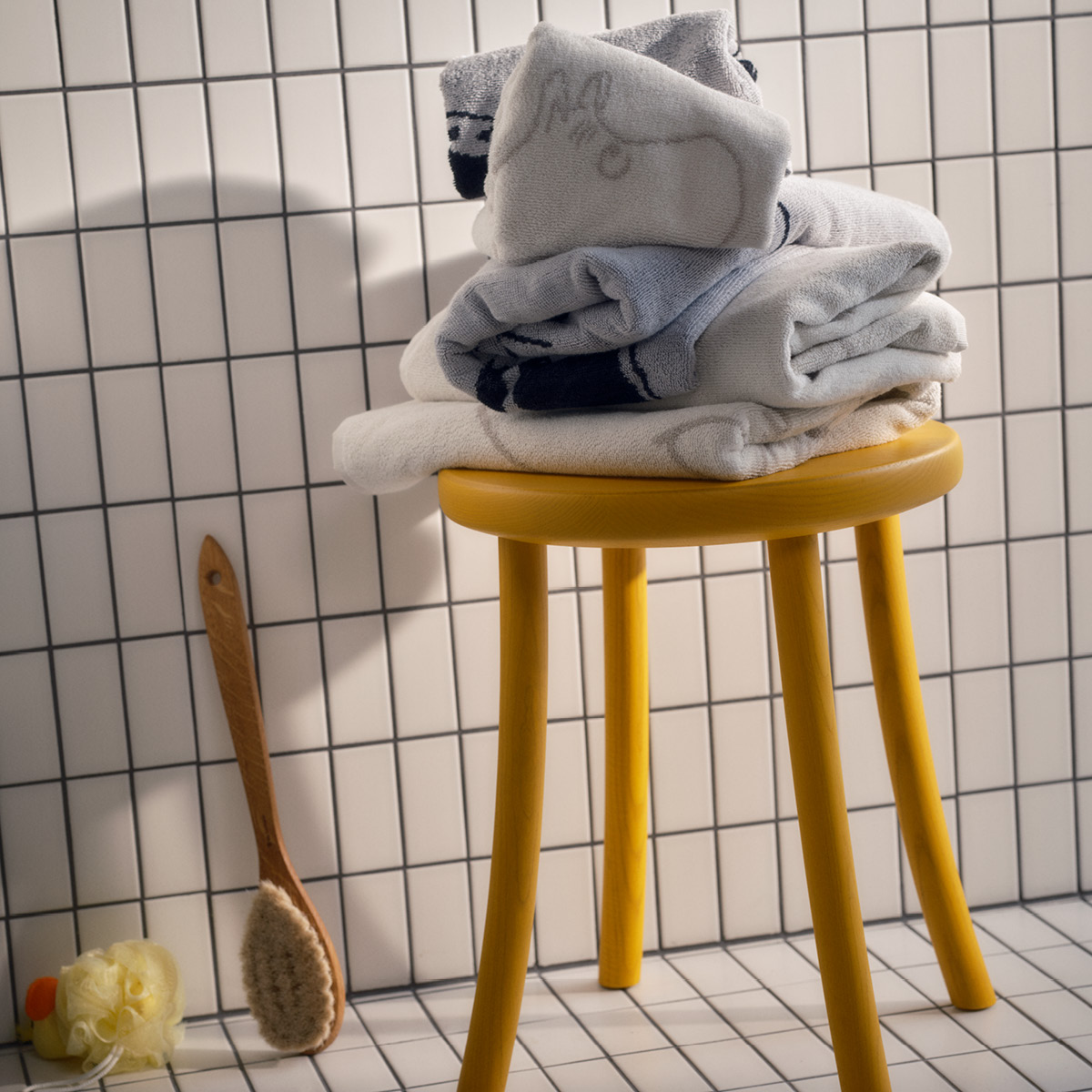 Moomin Arabia Mumin handduk 30x50 cm mumintrollet vit