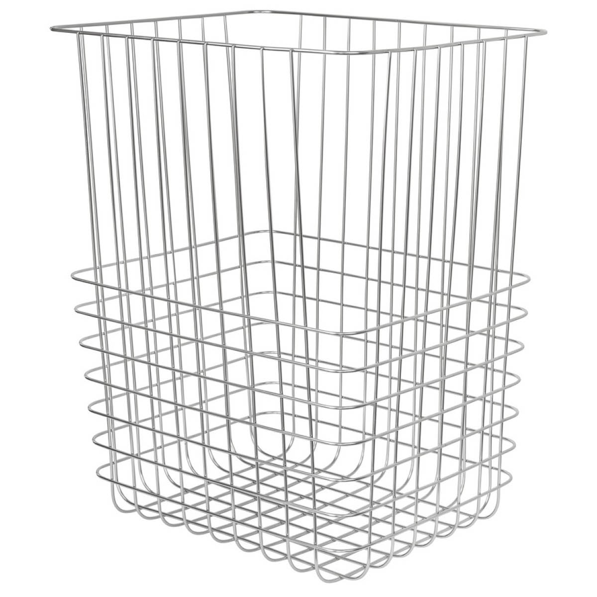 Mette Ditmer STORE-IT metallkorg med canvaspåse 40x32x50 cm krom