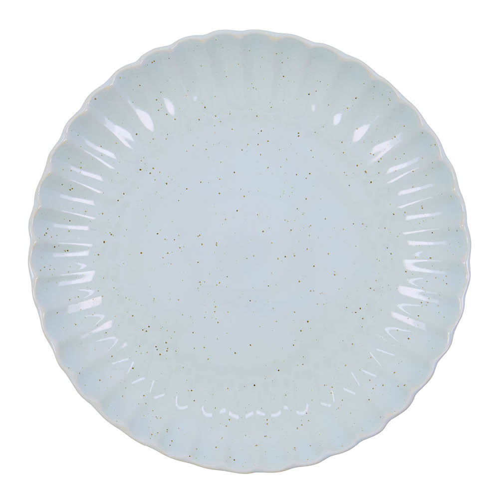 House Doctor - Scallop lautanen 26 cm vaaleansininen