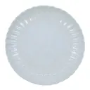 Scallop tallrik 26 cm ljusblå