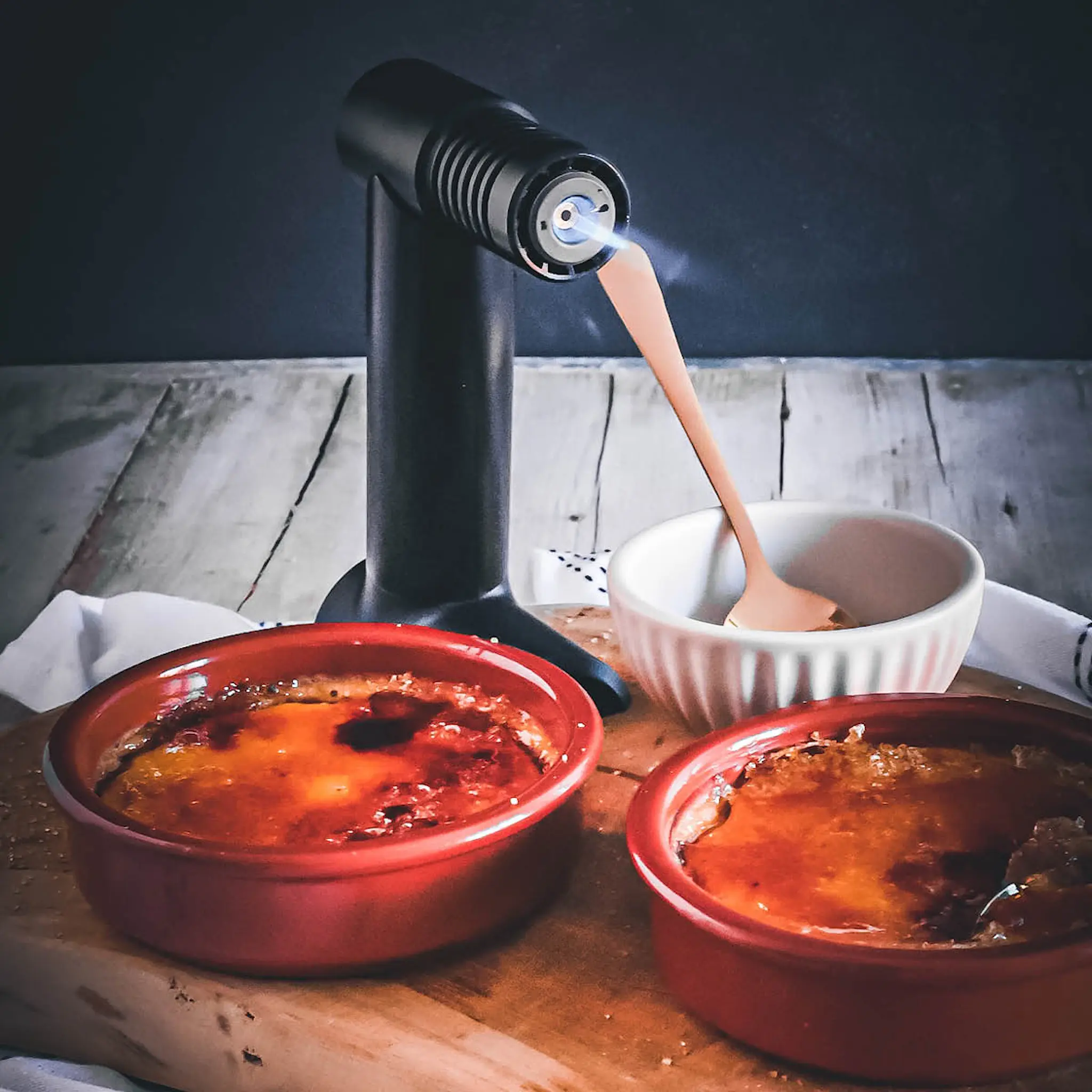 AdHoc Brulée gasbrännare svart
