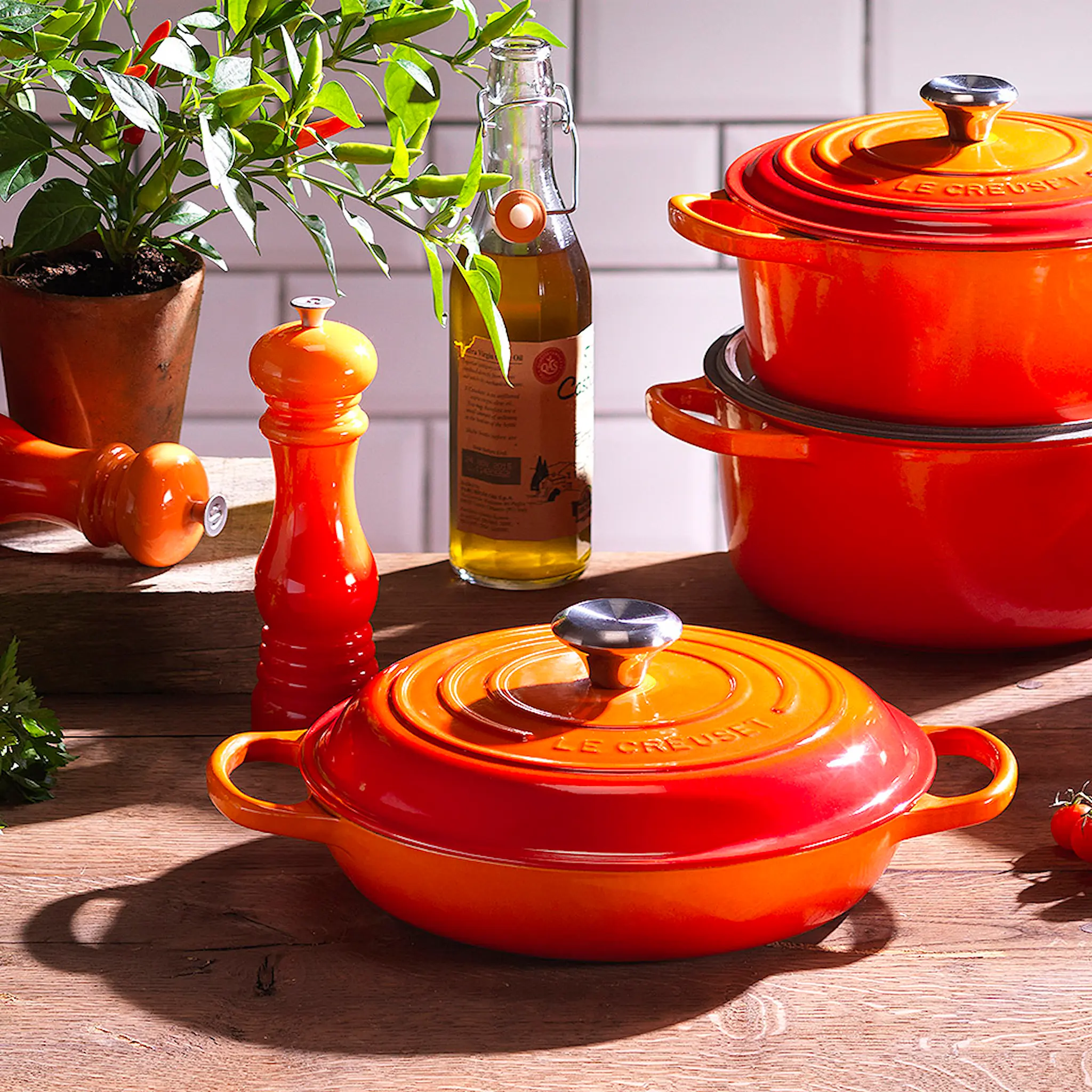 Le Creuset Le Creuset Salt och pepparkvarn 21 cm volcanic