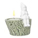 Christmas Tales Ljusstake Break 10 cm Grön/Vit