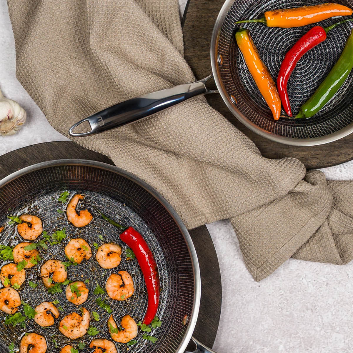 Modern House Rix Circle stekpanna 2 delar 24+28 cm keramisk