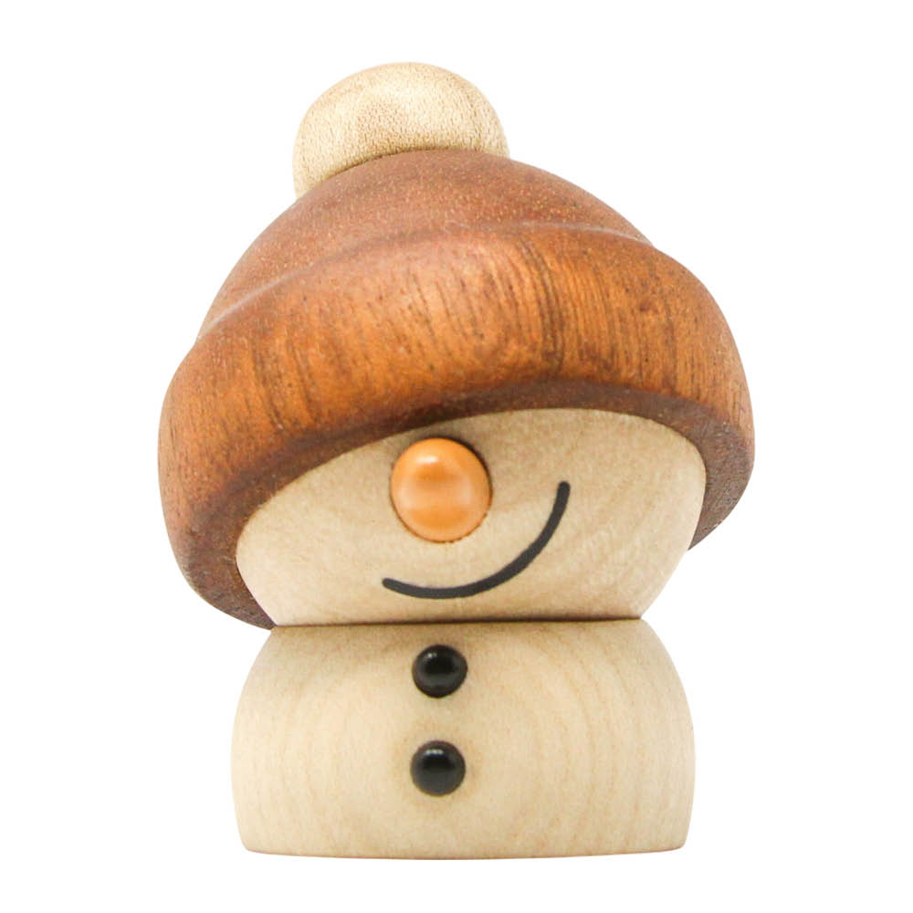 FableWood - Sundae Puufiguuri lumikko 6 cm Sapeli/Vaahtera