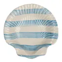 Armona tallrik 23,5 cm randig ljusblå/vit
