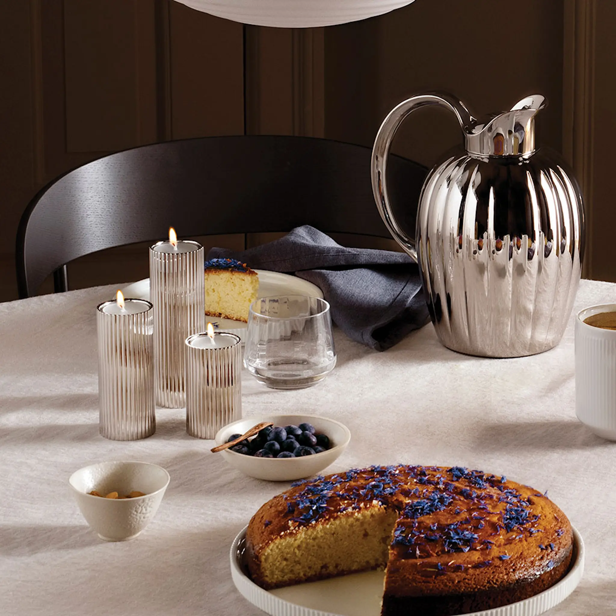 Georg Jensen Bernadotte lysestake 3 stk hover