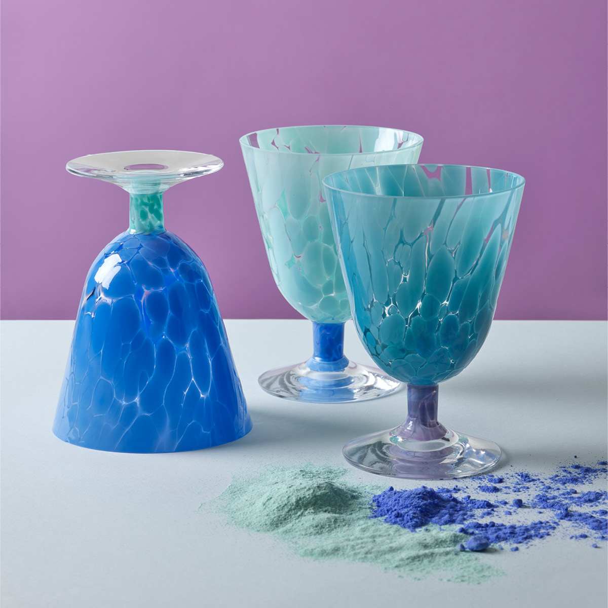 Magnor Jubalong Vinglas 26 cl Turkos/Blå