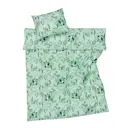 Mumin Bäddset 150x210 cm Trädgårdsfest Grön