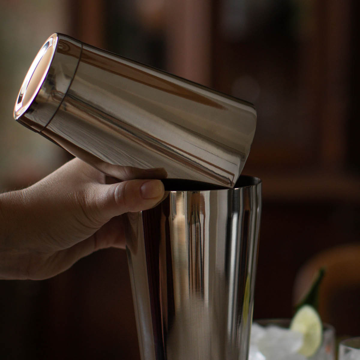 Dorre Bora boston shaker 500/700 ml stål