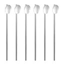 Drink Collection barsked med sugrör 18 cm 6-pack stål