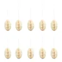 Påsk Hänge Ägg Papp 10-pack Natur